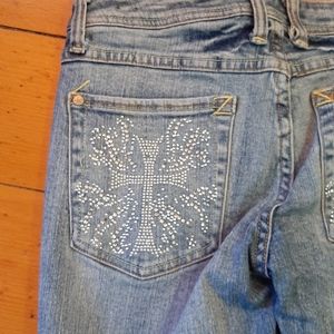 Zanadi bootcut blue jeans